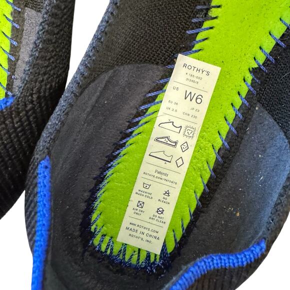 ROTHYS The Knot Point II Black Size 6 - Picture 8 of 8